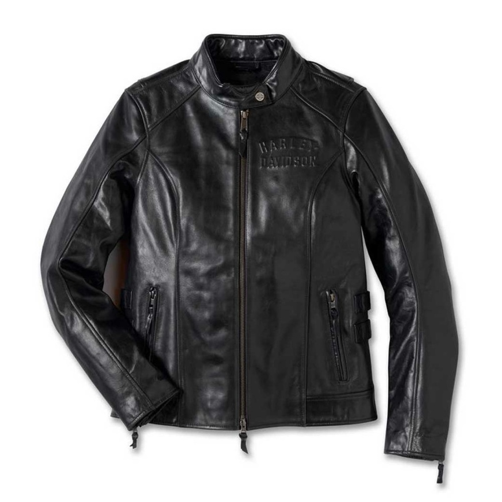 Harley-Davidson® Women's Cafe Racer Leather Jacket 98019-23VW Sz Medium